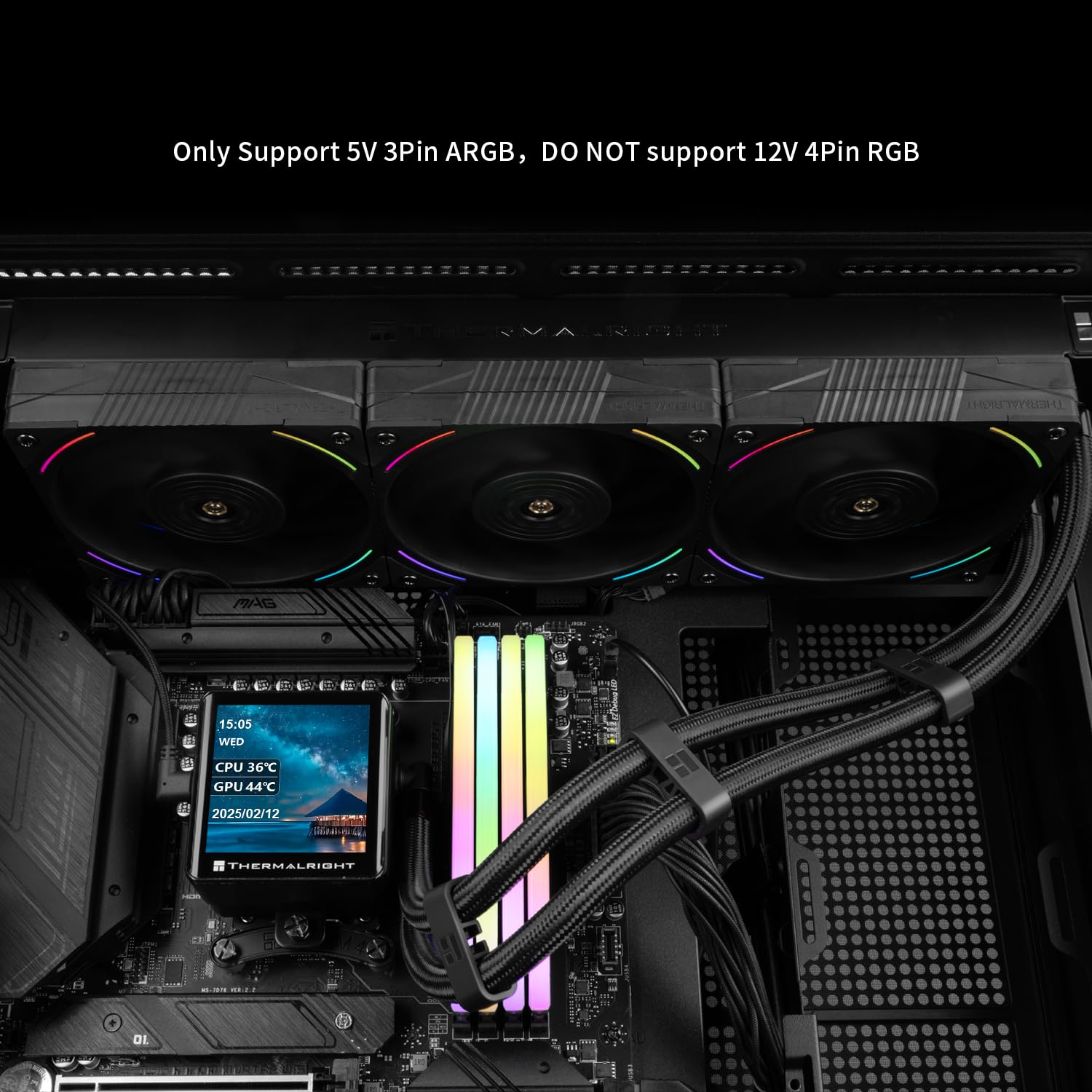 Thermalright Liquid Cooler Frozen Vision 360 ARGB Black Thermalright Liquid Cooler Frozen Vision 360 ARGB Black